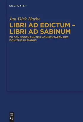 Harke | Libri ad edictum – libri ad Sabinum | E-Book | sack.de