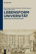Krüger / Meinhardt / Ruprecht |  Lebensform Universität | eBook | Sack Fachmedien