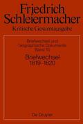 Gerber / Schmidt / Schleiermacher |  Briefwechsel 1819–1820 | Buch |  Sack Fachmedien