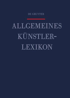 Meißner / Beyer / Savoy | Allgemeines Künstler-Lexikon. Band 118. Yiadom-B. - Zemión | Buch | 978-3-11-077604-1 | sack.de