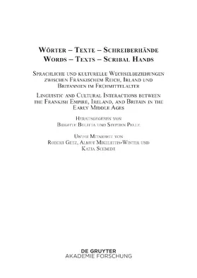 Bulitta / Pelle |  Wörter – Texte – Schreiberhände / Words – Texts – Scribal Hands | eBook | Sack Fachmedien