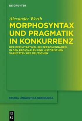 Werth |  Morphosyntax und Pragmatik in Konkurrenz | Buch |  Sack Fachmedien