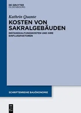 Quante | Kosten von Sakralgebäuden | E-Book | www.sack.de