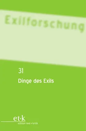 Bischoff / Schloer / Krohn |  Dinge des Exils | eBook | Sack Fachmedien