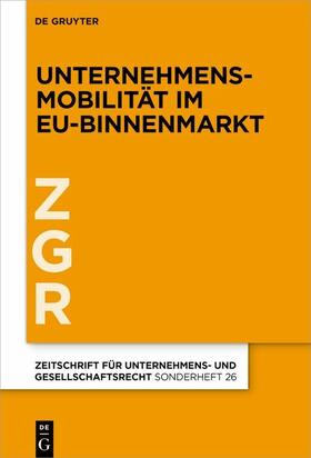 Bergmann / Drescher / Fleischer | Unternehmensmobilität im EU-Binnenmarkt | E-Book | sack.de