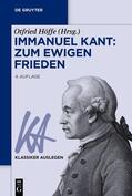 Höffe |  Immanuel Kant: Zum ewigen Frieden | eBook | Sack Fachmedien