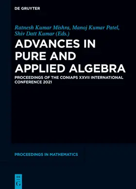 Patel / Mishra / Datt Kumar |  Advances in Pure and Applied Algebra | Buch |  Sack Fachmedien