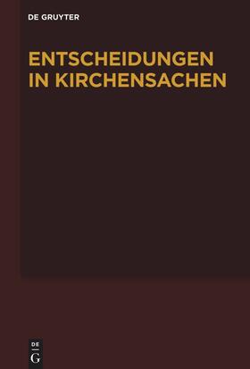 Baldus / Muckel / Diel | Entscheidungen in Kirchensachen seit 1946. Band 75: 01.01.2020 - 30.06.2020 | Buch | sack.de