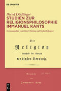 Dörflinger / Hüning / Klingner |  Studien zur Religionsphilosophie Immanuel Kants | Buch |  Sack Fachmedien