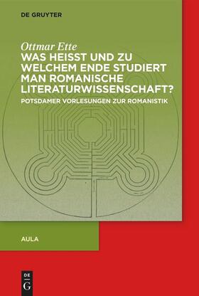 Ette |  Ette, O: Romanische Literaturwissenschaft | Buch |  Sack Fachmedien