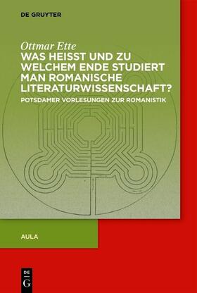 Ette |  Ottmar Ette: Aula / Was heisst und zu welchem Ende studiert man romanische Literaturwissenschaft? | eBook | Sack Fachmedien