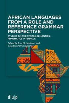 Fleischhauer / Kihara / Helfer-Fleischhauer |  African languages from a Role and Reference Grammar perspect | Buch |  Sack Fachmedien