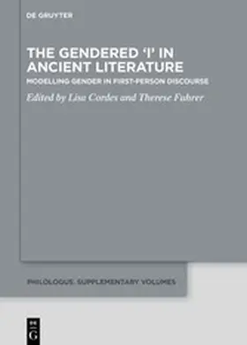 Cordes / Fuhrer |  The Gendered ‘I’ in Ancient Literature | eBook | Sack Fachmedien