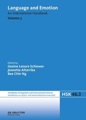 Schiewer / Altarriba / Ng | Language and Emotion. Volume 3 | E-Book | sack.de