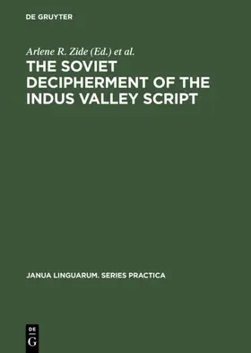 Zide / Zvelebil | The Soviet Decipherment of the Indus Valley Script | E-Book | sack.de