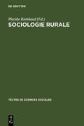 Rambaud |  Sociologie rurale | eBook | Sack Fachmedien
