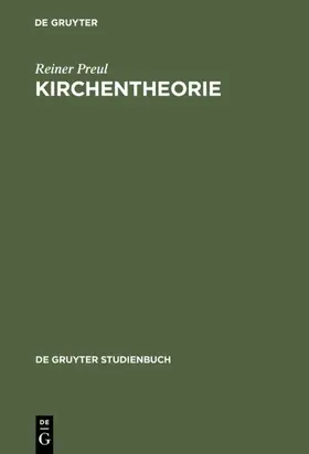 Preul |  Kirchentheorie | eBook | Sack Fachmedien