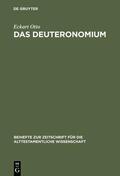 Otto |  Das Deuteronomium | eBook | Sack Fachmedien