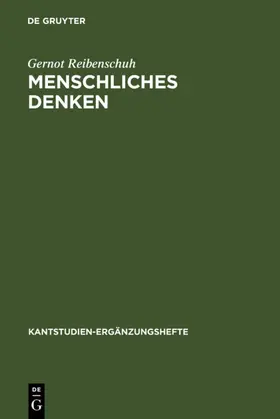 Reibenschuh |  Menschliches Denken | eBook | Sack Fachmedien