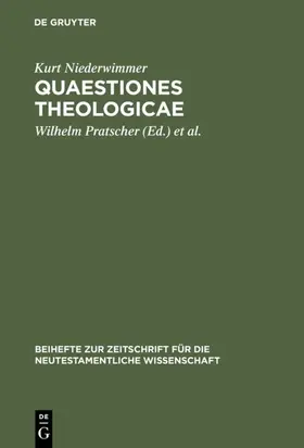 Niederwimmer / Pratscher / Öhler |  Quaestiones theologicae | eBook | Sack Fachmedien