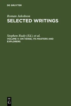 Rudy / Taylor | On Verse, Its Masters and Explorers | E-Book | sack.de
