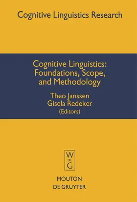 Janssen / Redeker |  Cognitive Linguistics | eBook | Sack Fachmedien