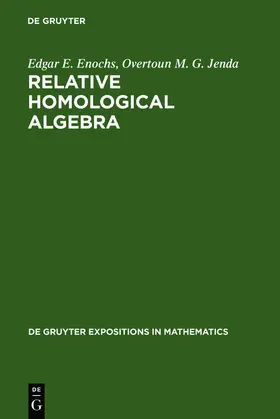Enochs / Jenda |  Relative Homological Algebra | eBook | Sack Fachmedien