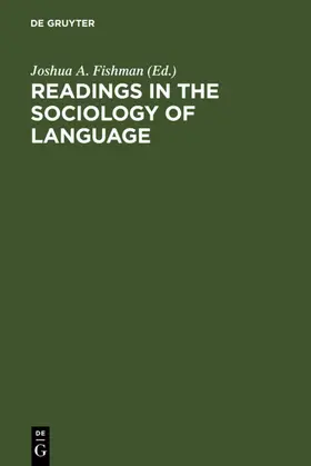 Fishman | Readings in the Sociology of Language | E-Book | sack.de