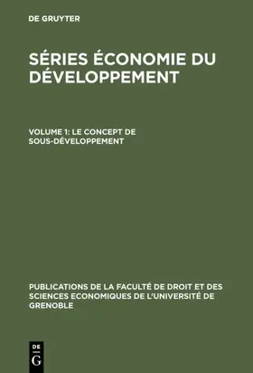 Le concept de sous-développement | E-Book | sack.de