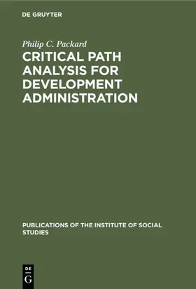 Packard |  Critical path analysis for development administration | eBook | Sack Fachmedien