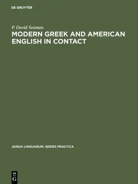 Seaman |  Modern Greek and American English in Contact | eBook | Sack Fachmedien