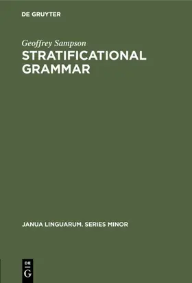 Sampson |  Stratificational Grammar | eBook | Sack Fachmedien