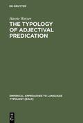 Wetzer |  The Typology of Adjectival Predication | eBook | Sack Fachmedien