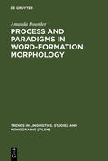 Pounder |  Process and Paradigms in Word-Formation Morphology | eBook | Sack Fachmedien