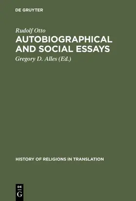 Otto / Alles | Autobiographical and Social Essays | E-Book | www.sack.de
