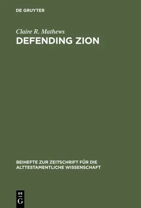 Mathews | Defending Zion | E-Book | www.sack.de