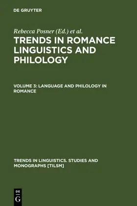 Posner / Green | Language and Philology in Romance | E-Book | sack.de