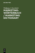 Koschnick |  Marketing-Wörterbuch / Marketing Dictionary | eBook | Sack Fachmedien