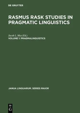 Mey |  Pragmalinguistics | eBook | Sack Fachmedien