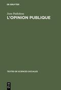 Padioleau |  L'opinion publique | eBook | Sack Fachmedien