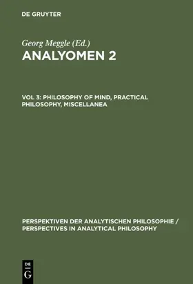 Meggle | Philosophy of Mind, Practical Philosophy, Miscellanea | E-Book | www.sack.de