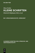 Hofmann / Kuhn / Lange |  Sprachgeschichte. Verskunst | eBook | Sack Fachmedien