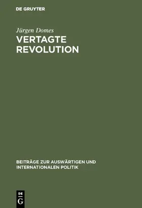 Domes |  Vertagte Revolution | eBook | Sack Fachmedien