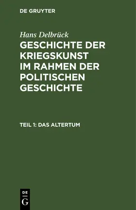  Das Altertum | eBook | Sack Fachmedien