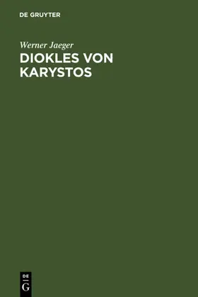 Jaeger | Diokles von Karystos | E-Book | www.sack.de