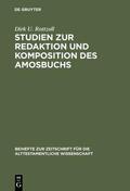 Rottzoll |  Studien zur Redaktion und Komposition des Amosbuchs | eBook | Sack Fachmedien