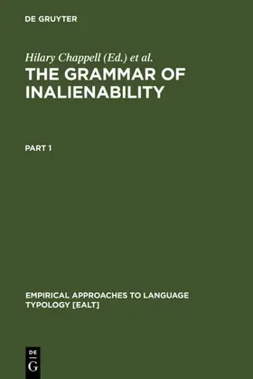 Chappell / McGregor |  The Grammar of Inalienability | eBook | Sack Fachmedien