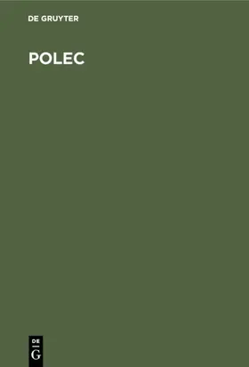 [unknown] | Polec | E-Book | www.sack.de