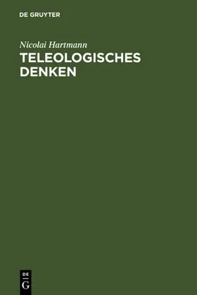 Hartmann | Teleologisches Denken | E-Book | sack.de
