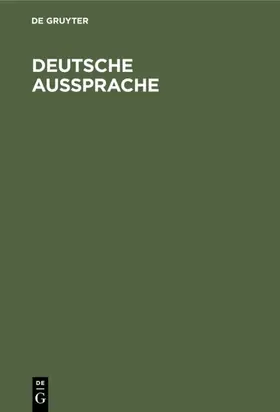  Deutsche Aussprache | eBook | Sack Fachmedien